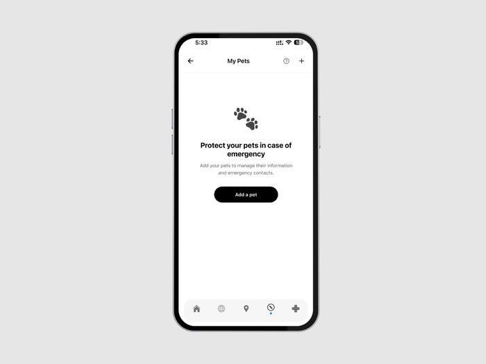Weelp pet health profile